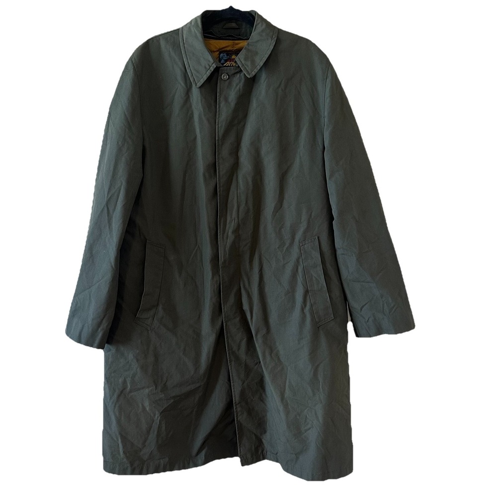 Vintage Lord Forecaster‎ Eddie Bauer Down Trench Coat NFL Linebacker Mens 42L